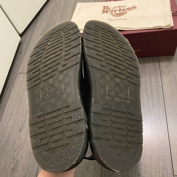 Dr. Martens Black Jorge Suede Slingback Loafers Size 11 NWT - Picture 9 of 12